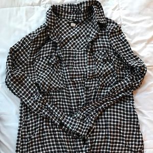 Multicolor Plaid Urban Outfitters Button-Down